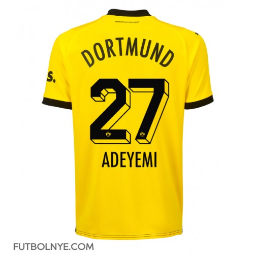 Camiseta Borussia Dortmund Karim Adeyemi #27 Primera Equipación 2023-24 manga corta